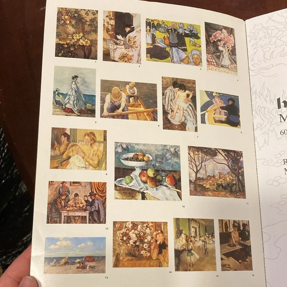 Impressionist art masterpieces to color 60 great painting from Renoir to Gauguin
